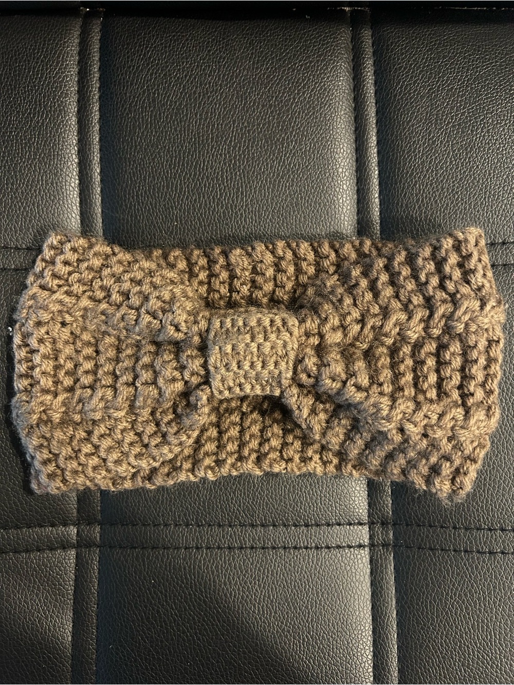Crocheted Bow Headband